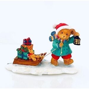 Henry Bosworth Bringing Home The Presents Statue Figurine Christmas Holiday Deco